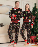 Xmas Family Matching Pajamas Set Christmas Deer Santa Print