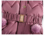 Girls Winter Thicken Hooded Jacket