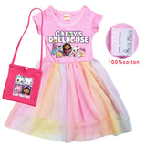 Gabbys Dollhouse Girl Cosplay Kawaii Kids Princess Costume