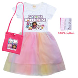 Gabbys Dollhouse Girl Cosplay Kawaii Kids Princess Costume