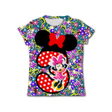 Kids Girls Fashion Disney Minnie Mouse T-Shirt
