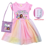 Gabbys Dollhouse Girl Cosplay Kawaii Kids Princess Costume
