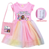 Gabbys Dollhouse Girl Cosplay Kawaii Kids Princess Costume
