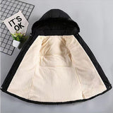 Girls Winter Thicken Hooded Jacket