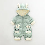 Baby Winter Jumpsuit Romper Jacket Coat