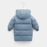 Cotton-Padded Warm Down Coat Parka Long Jacket
