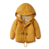 Children Winter Hooded Warm Fleece Jacket