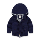 Children Winter Hooded Warm Fleece Jacket