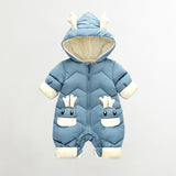Baby Winter Jumpsuit Romper Jacket Coat