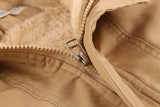 Children Winter Hooded Warm Fleece Jacket