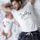 New Daddy/Mommy/Baby 2022 Family T-Shirts