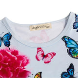 Unicorn Print Girls Party Dress