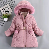 Girls Winter Thicken Hooded Jacket