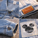 Kids Unisex Mickey Denim Jacket Coat