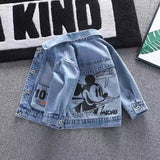 Kids Unisex Mickey Denim Jacket Coat