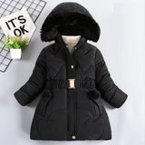 Girls Winter Thicken Hooded Jacket
