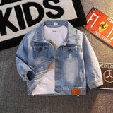 Kids Unisex Mickey Denim Jacket Coat