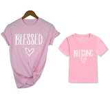 Blessed/Blessing Mommy and Daughter T-Shirts