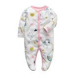 Newborn Footed Long Sleeve Jumpsuit