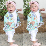 Mother Daughter Flower Kimono Outfit